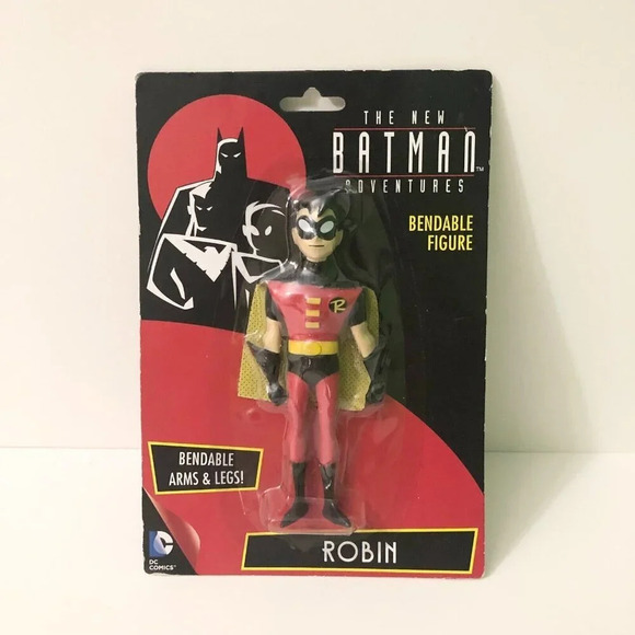 The New Batman Adventure Robin Bendable Figure 5 Inch Tall  Toy DC Comics - Picture 1 of 16